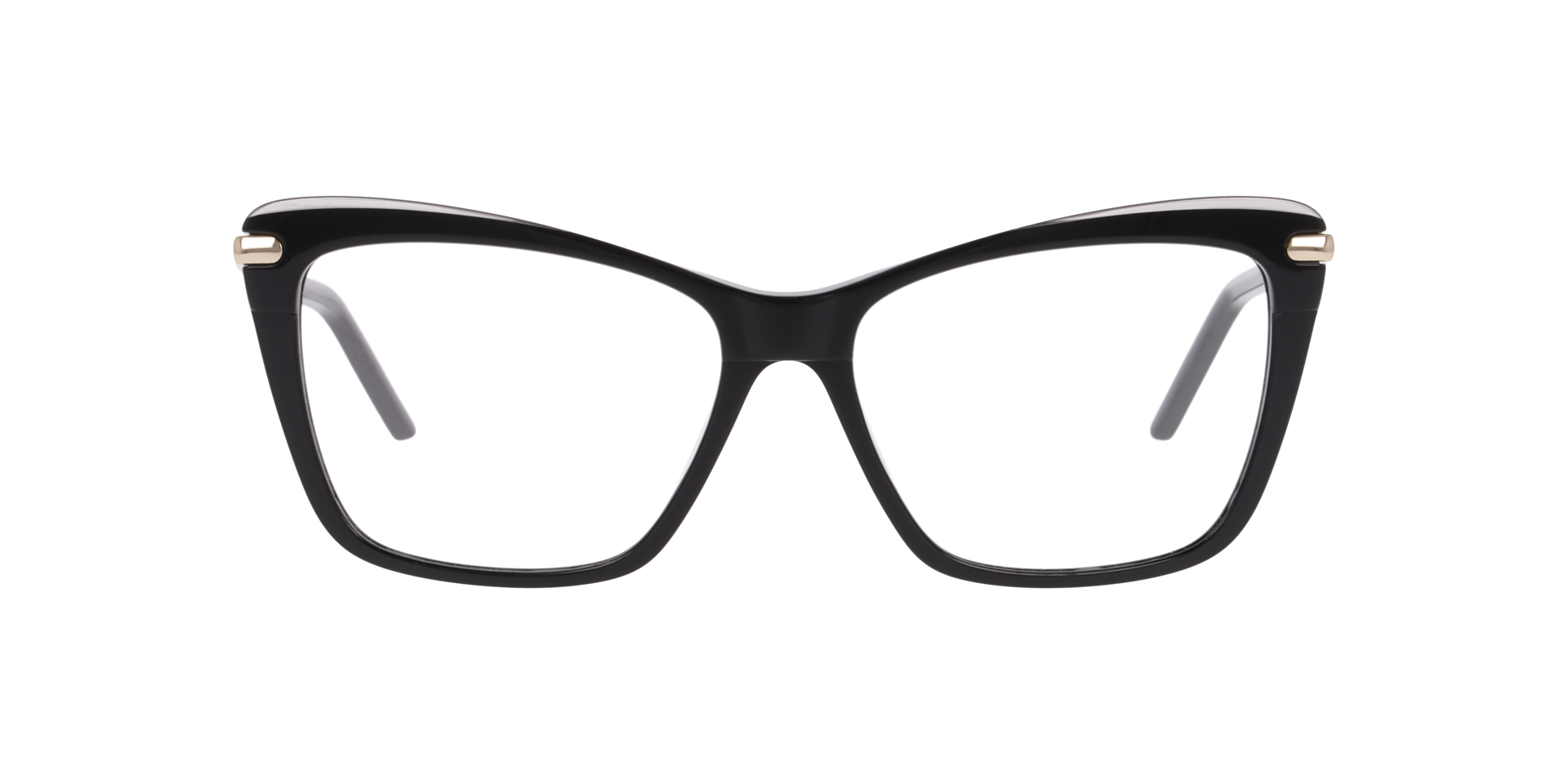 MARC 871 Black Grey AcetateEyeglass Frames for Glasses Direct, Front View