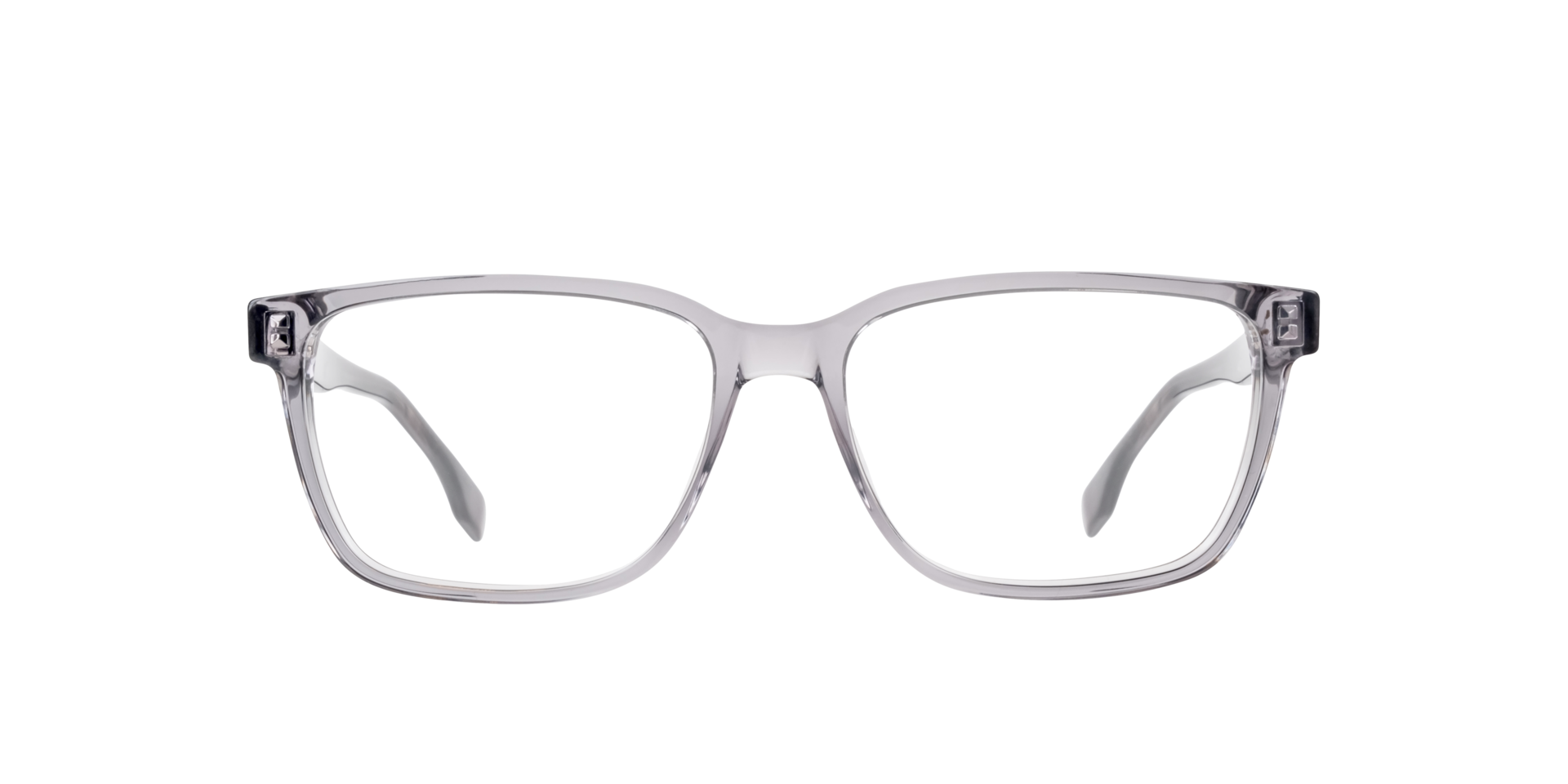 BOSS 1517 Horn Grey AcetateEyeglass Frames for Glasses Direct, Front View