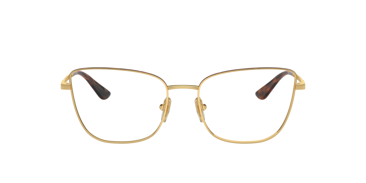 Vogue Eyewear Women's Gold,Top Havana Gold/Top Havana Butterfly Metal Eyeglasses Online - Full Rim - Vo4307