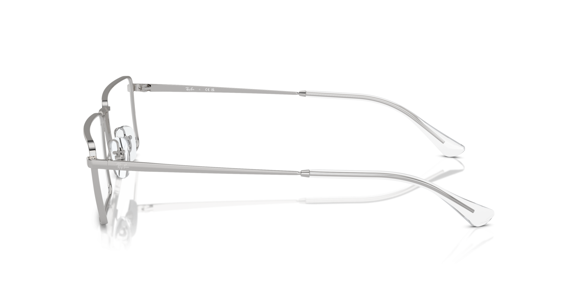 RB6541 Silver MetalEyeglass Frames for Glasses Direct, Side View