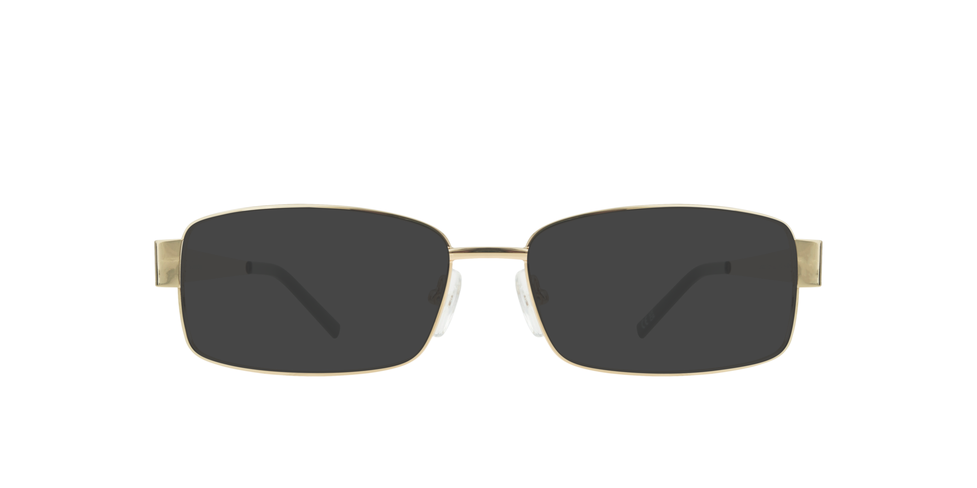 Leonardo Shiny Gold MetalEyeglass Frames for Glasses Direct, with Tinted Lenses