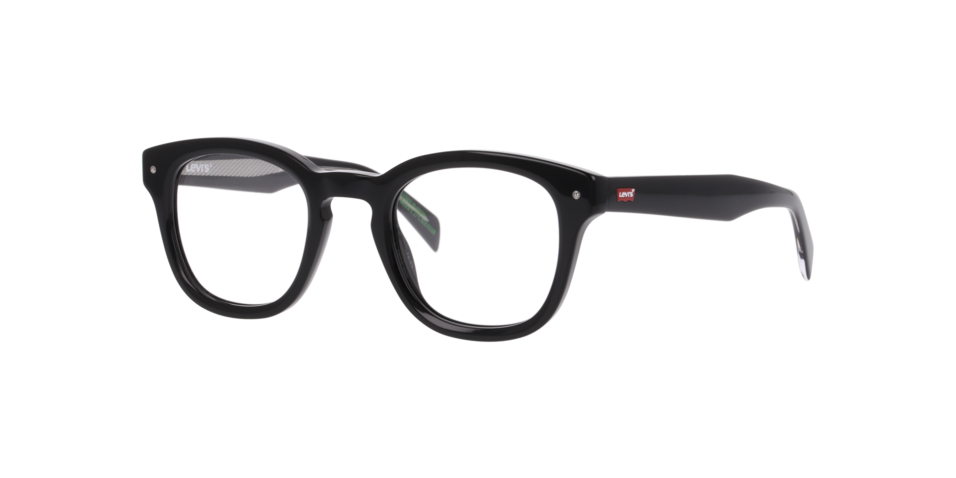 LV 5088 Black AcetateEyeglass Frames for Glasses Direct, Angle View