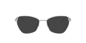 Shiny Silver EA1133 -  Metal Sunglasses