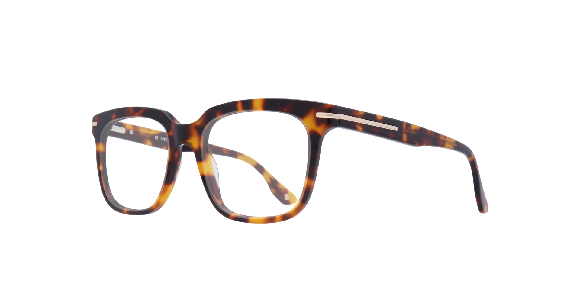 Fitzrovia Havana AcetateEyeglass Frames for Glasses Direct, Angle View