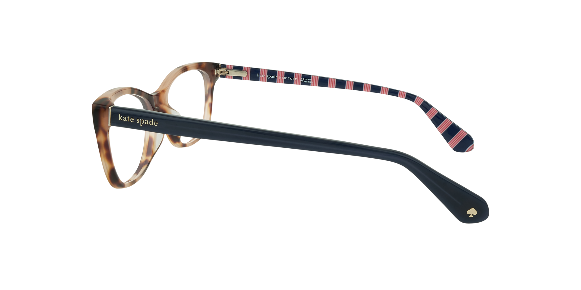 Posi Tortoise Tan AcetateEyeglass Frames for Glasses Direct, Side View
