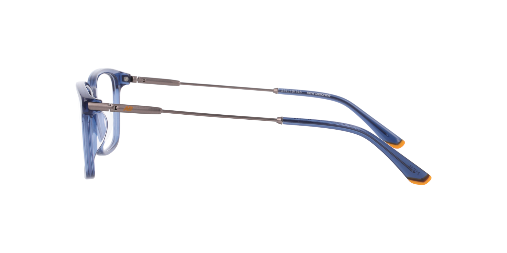 Nb4197 Blue AcetateEyeglass Frames for Glasses Direct, Side View