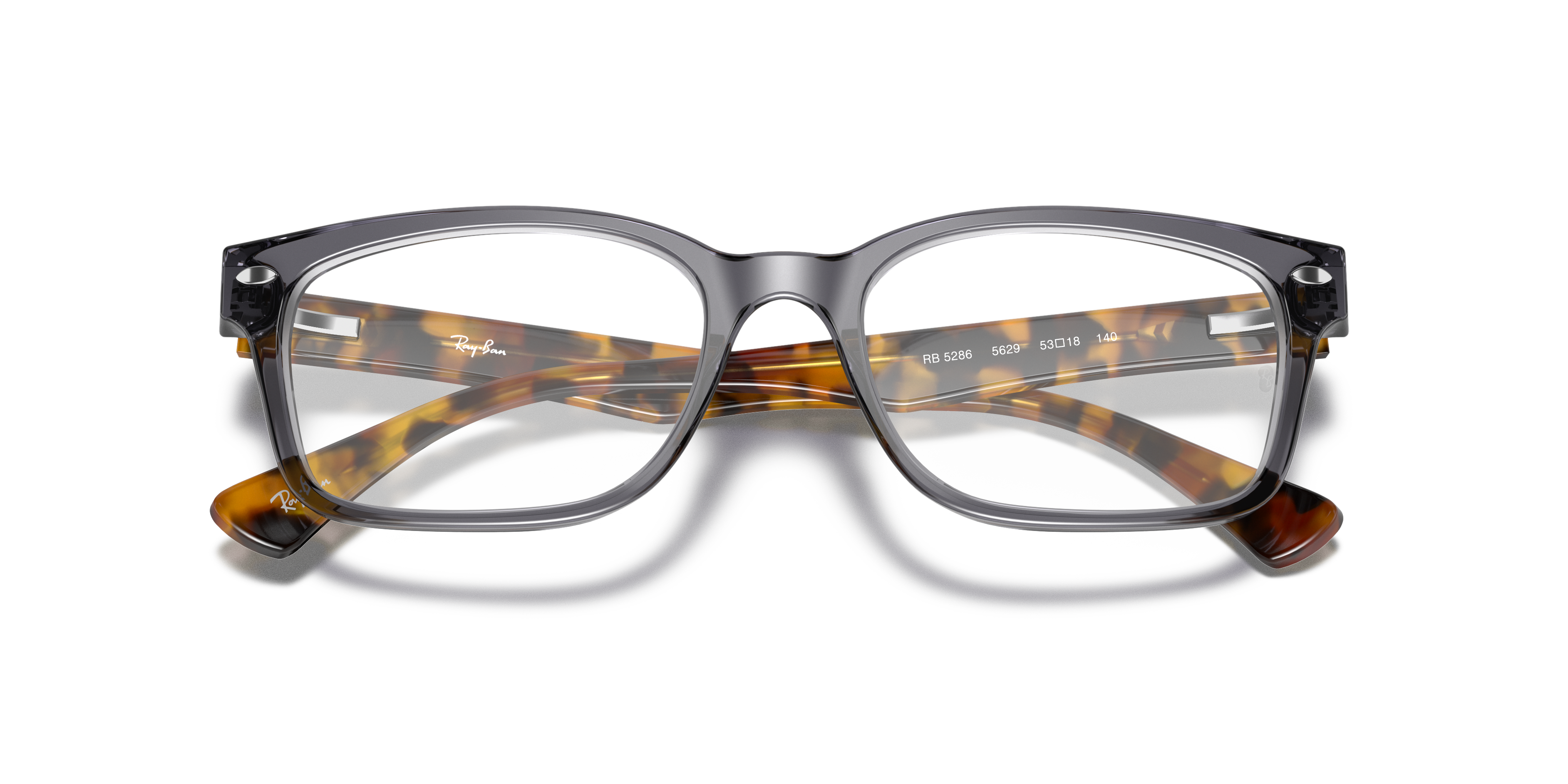 RB5286 Grey AcetateEyeglass Frames for Glasses Direct, Closed View