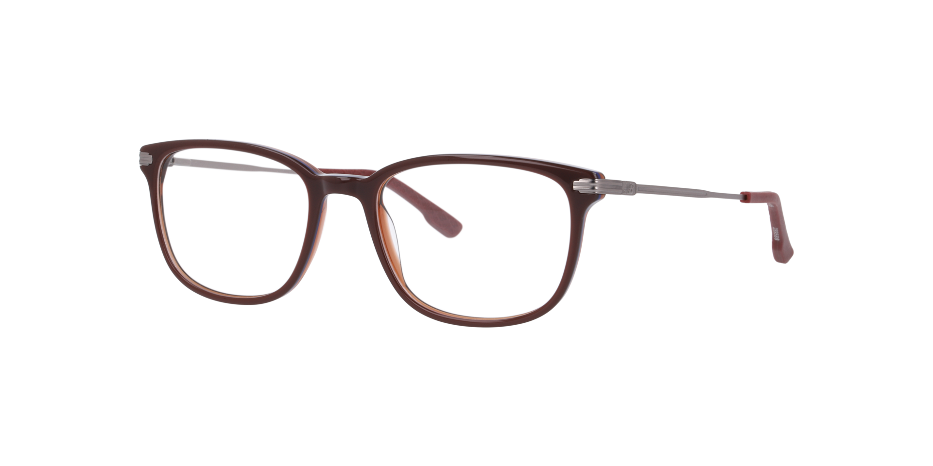 Nb4201 Brown AcetateEyeglass Frames for Glasses Direct, Angle View