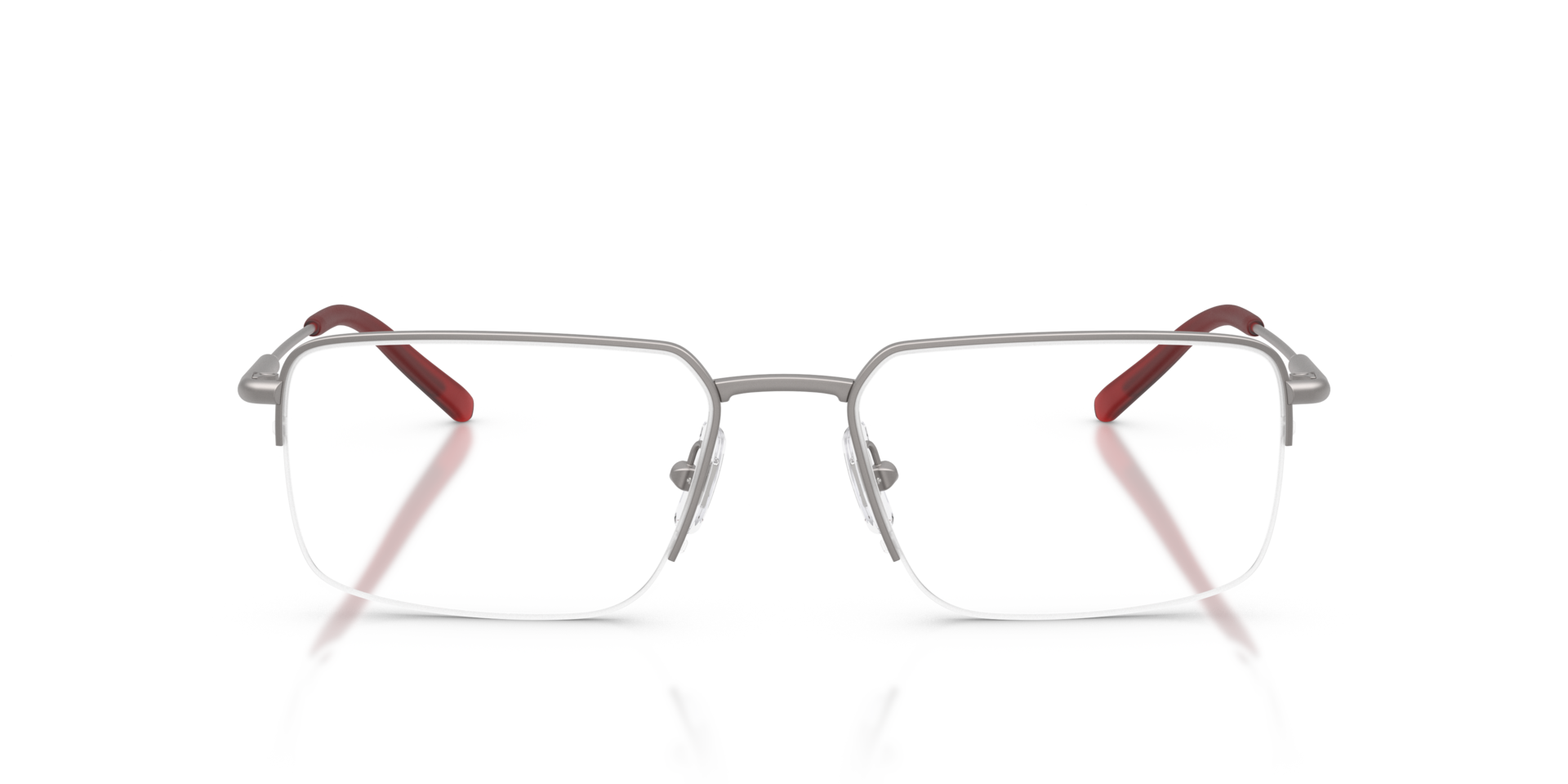 AN6152 Matte Gunmetal MetalEyeglass Frames for Glasses Direct, Front View