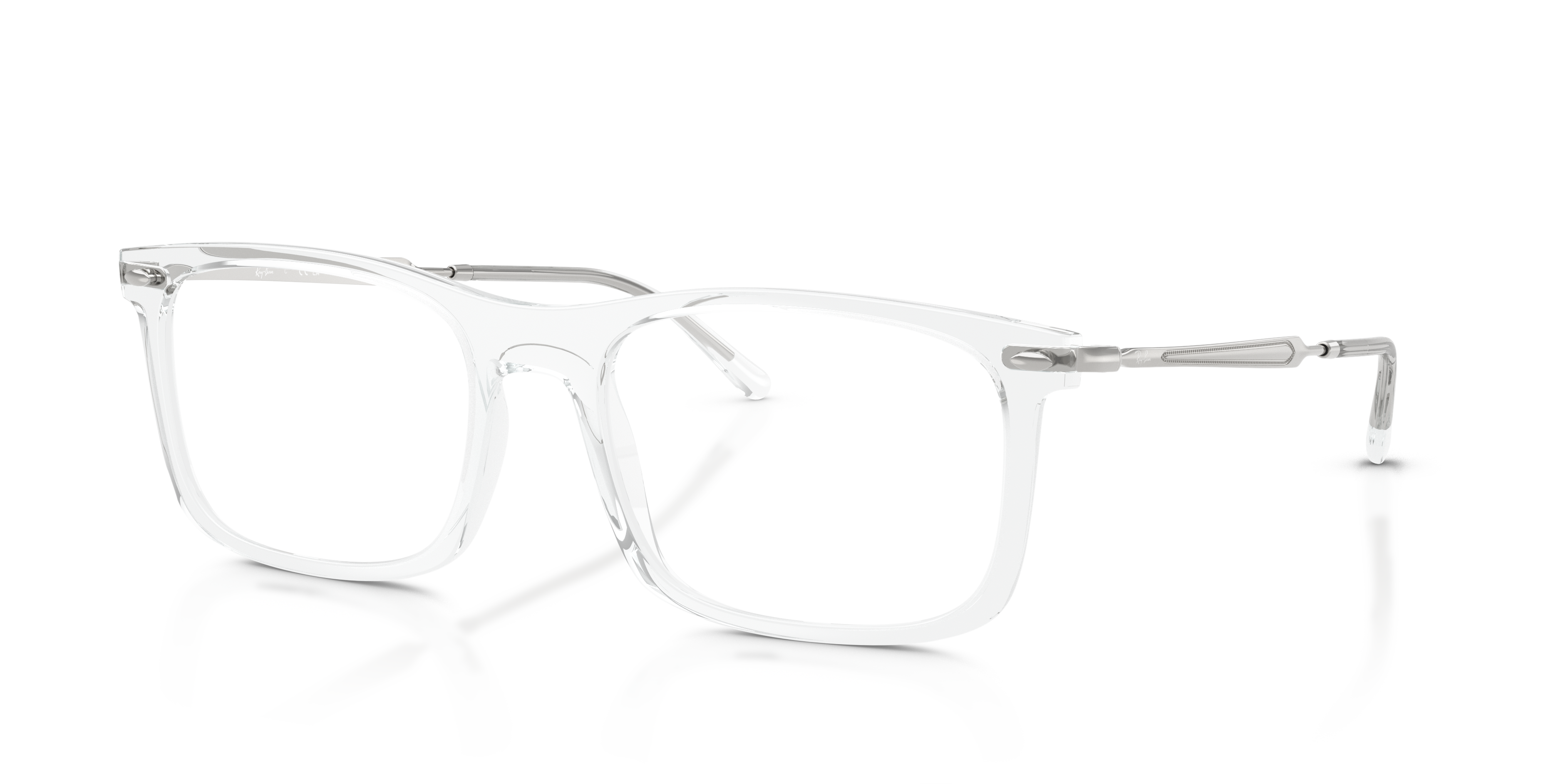 RB7260 Transparent PlasticEyeglass Frames for Glasses Direct, Angle View
