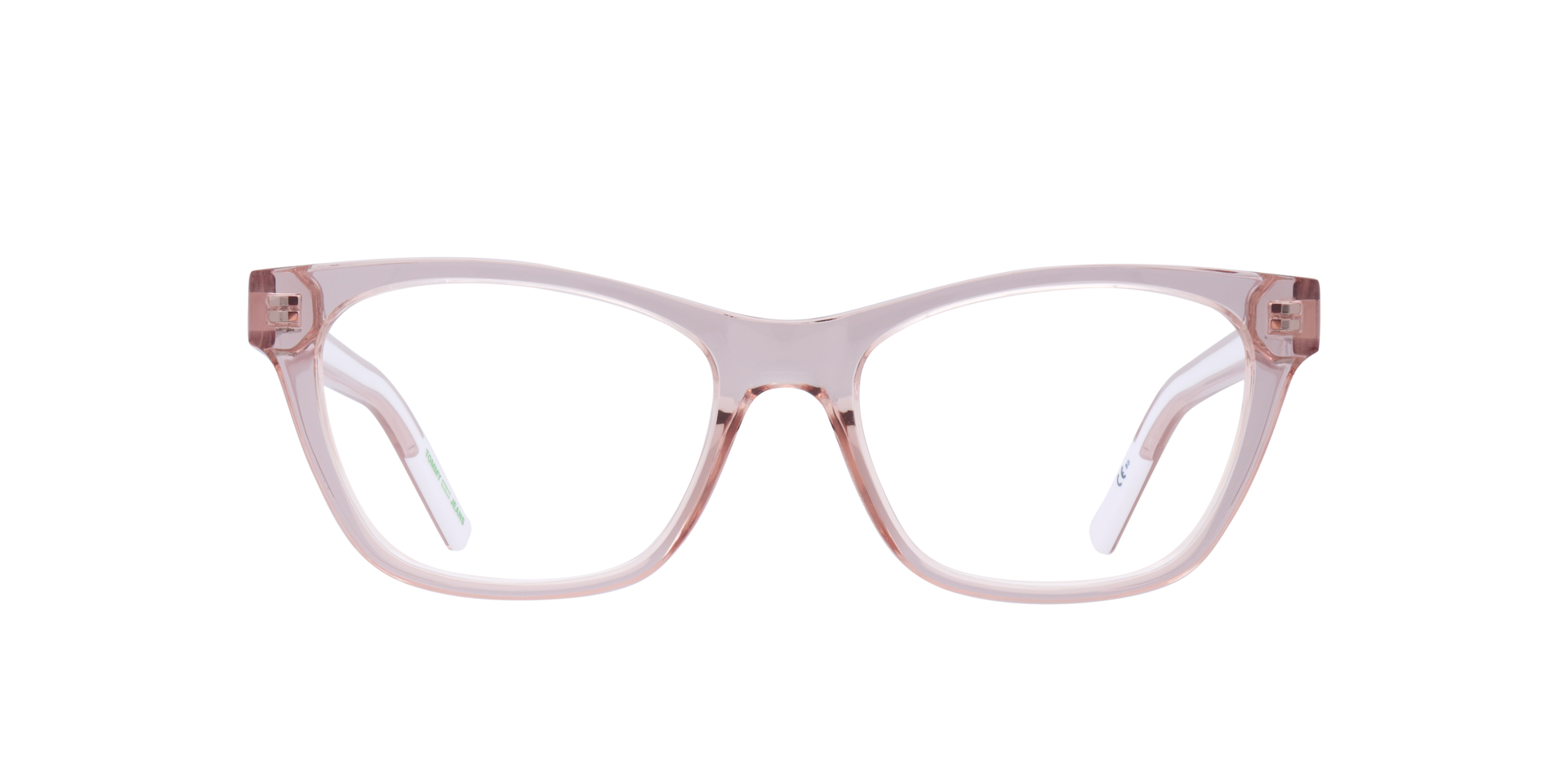 TJ 0080 Pink Light PlasticEyeglass Frames for Glasses Direct, Front View