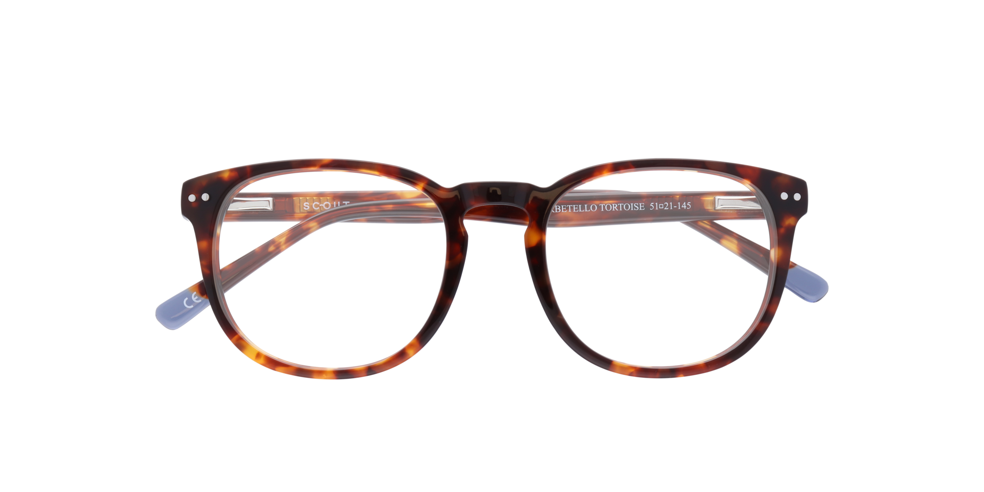 Orbetello Tortoise AcetateEyeglass Frames for Glasses Direct, Closed View