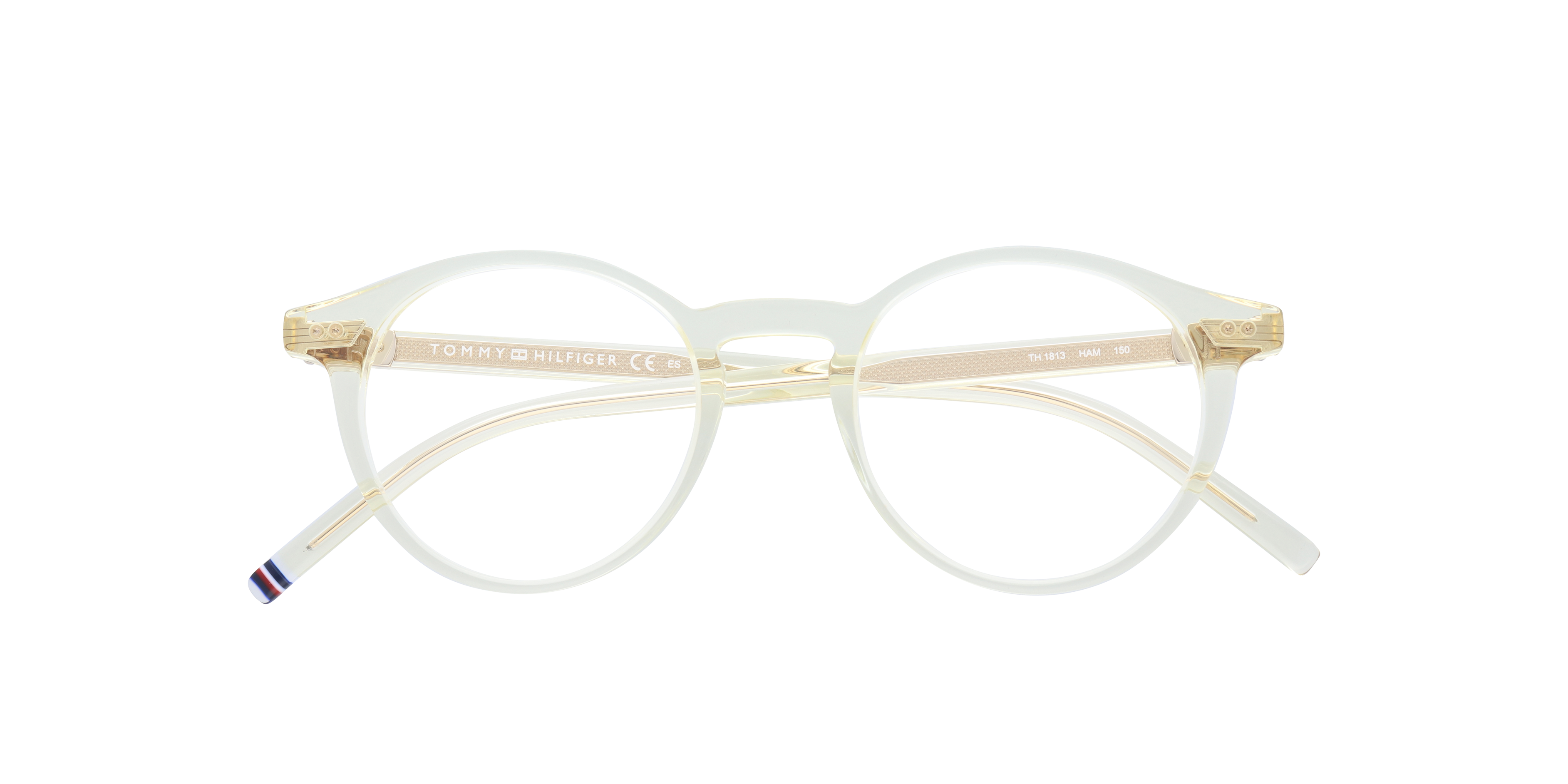 TH 1813 Yellow AcetateEyeglass Frames for Glasses Direct, Closed View