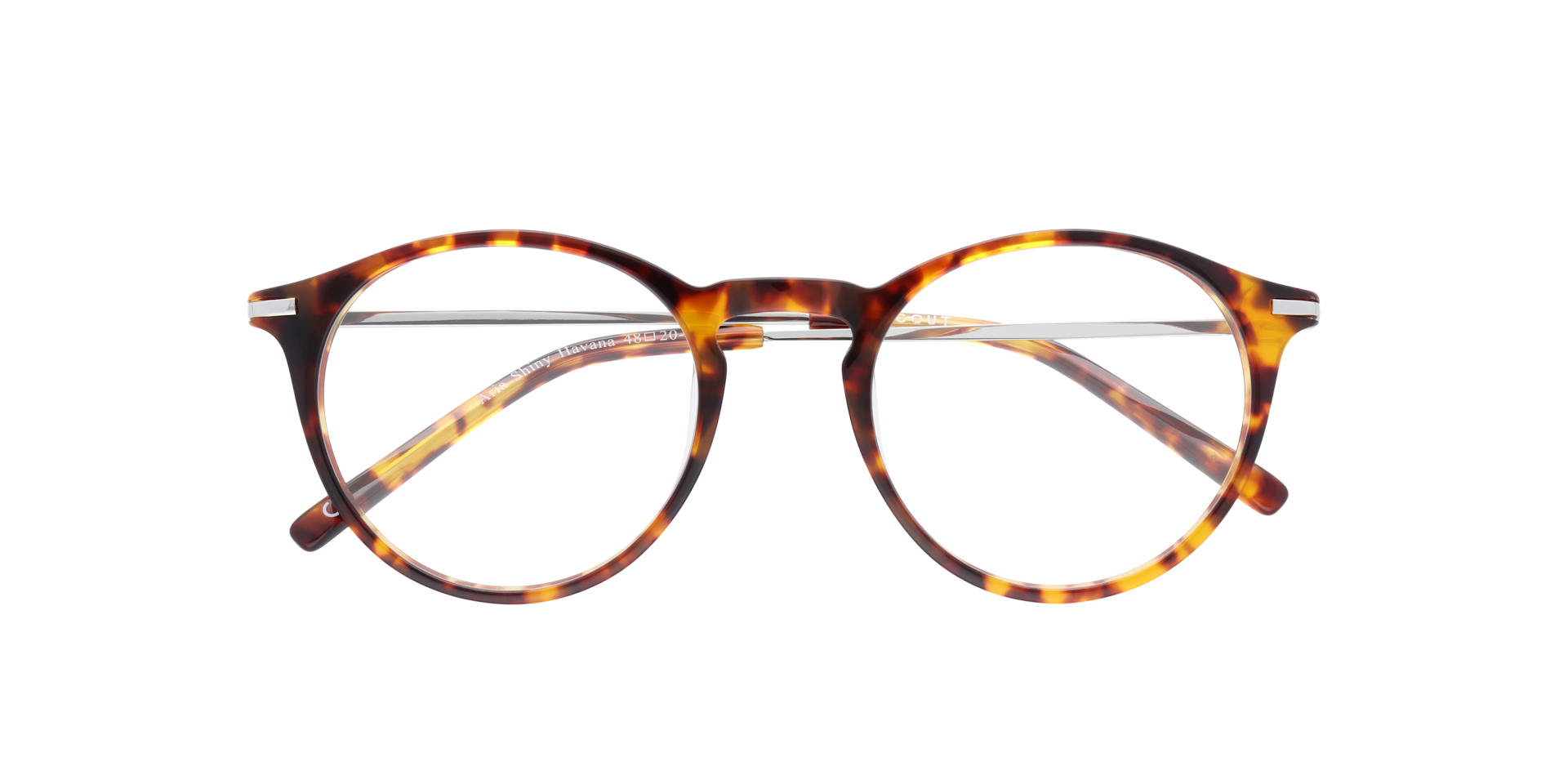 Aria Shiny Havana AcetateEyeglass Frames for Glasses Direct, Closed View