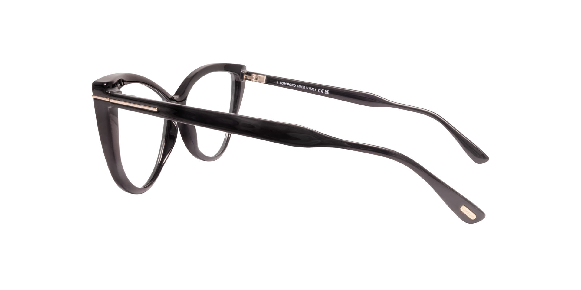 FT5843-B_56001 Brown PlasticEyeglass Frames for Glasses Direct, Side View