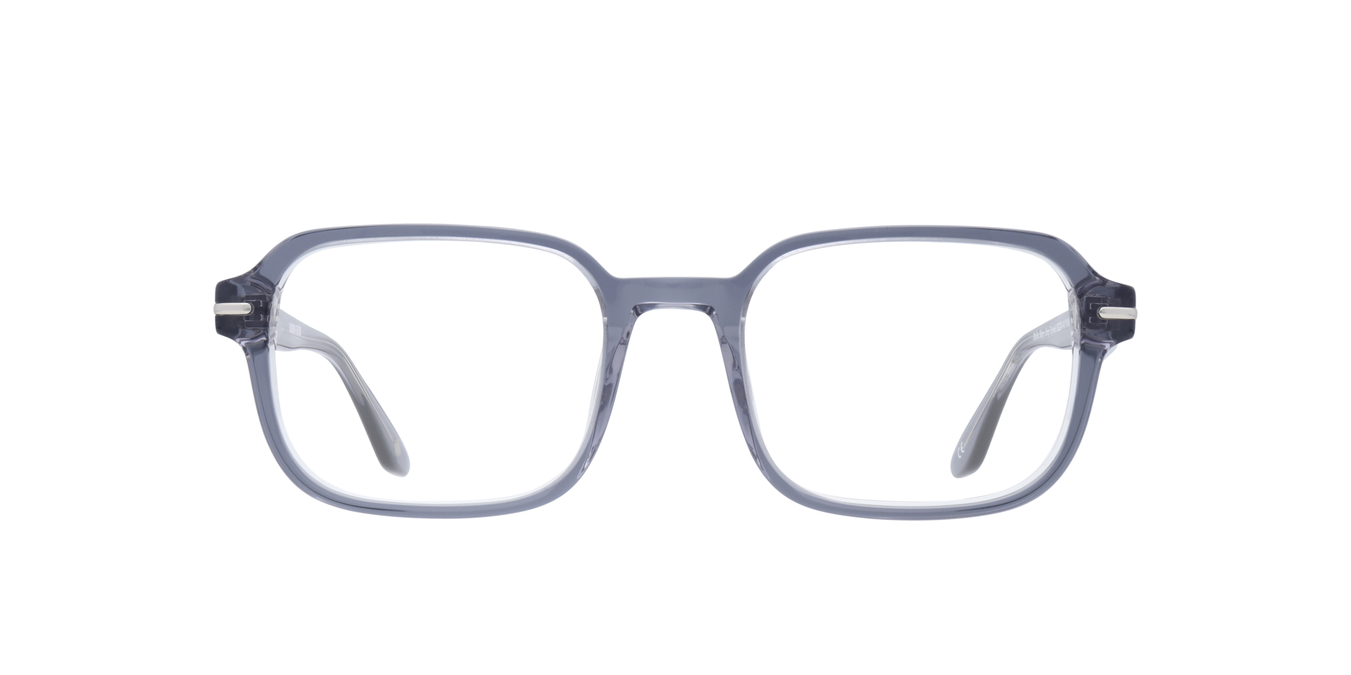 Dollis Shiny Grey Crystal AcetateEyeglass Frames for Glasses Direct, Front View