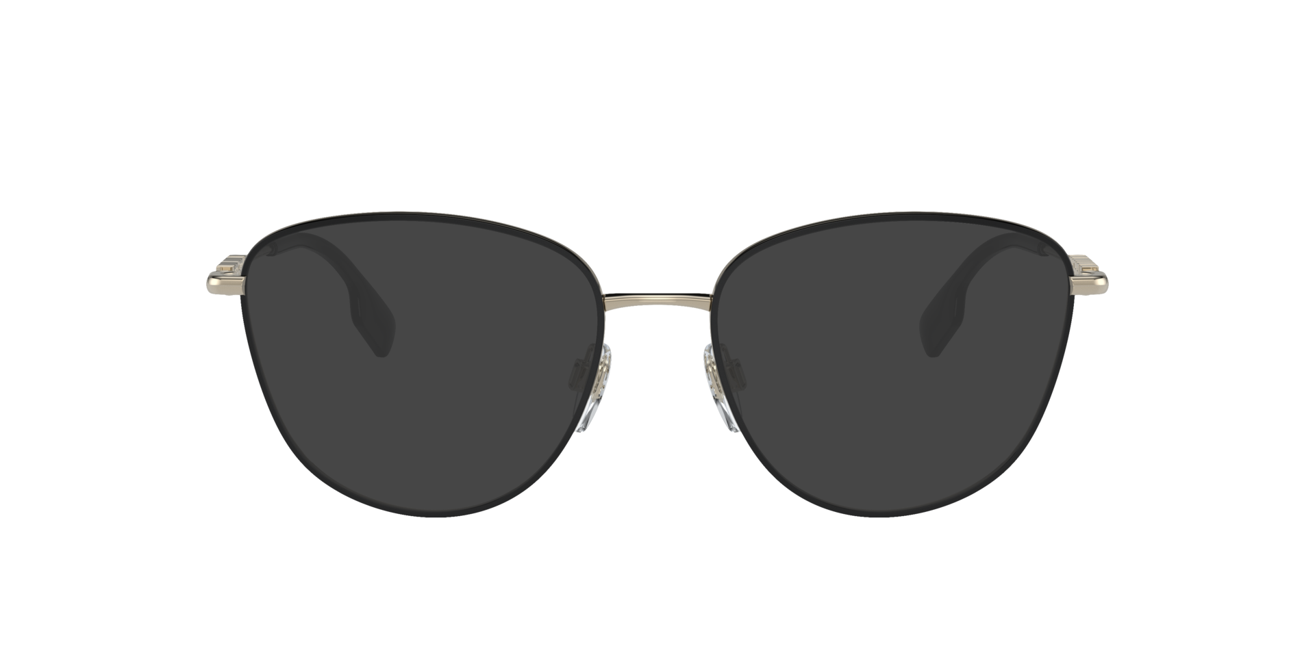 BE1376 Black MetalEyeglass Frames for Glasses Direct, with Tinted Lenses