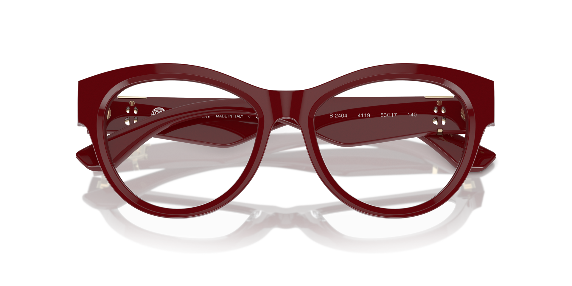 BE2404 Bordeaux AcetateEyeglass Frames for Glasses Direct, Closed View