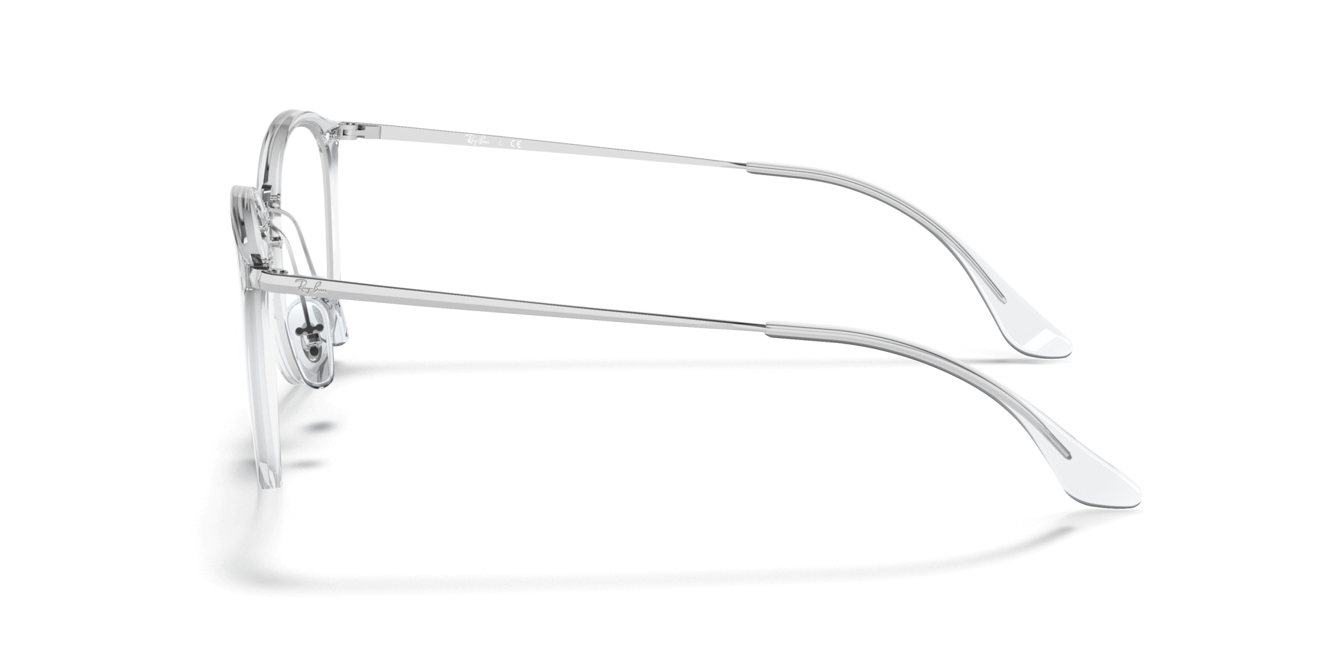 RB7140 Transparent PlasticEyeglass Frames for Glasses Direct, Side View