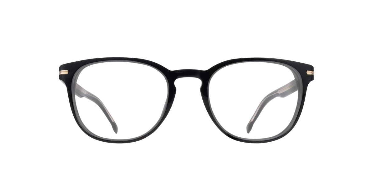 Hugo Boss Men's Black Phantos Acetate Eyeglasses Online - Full Rim - Boss 1601