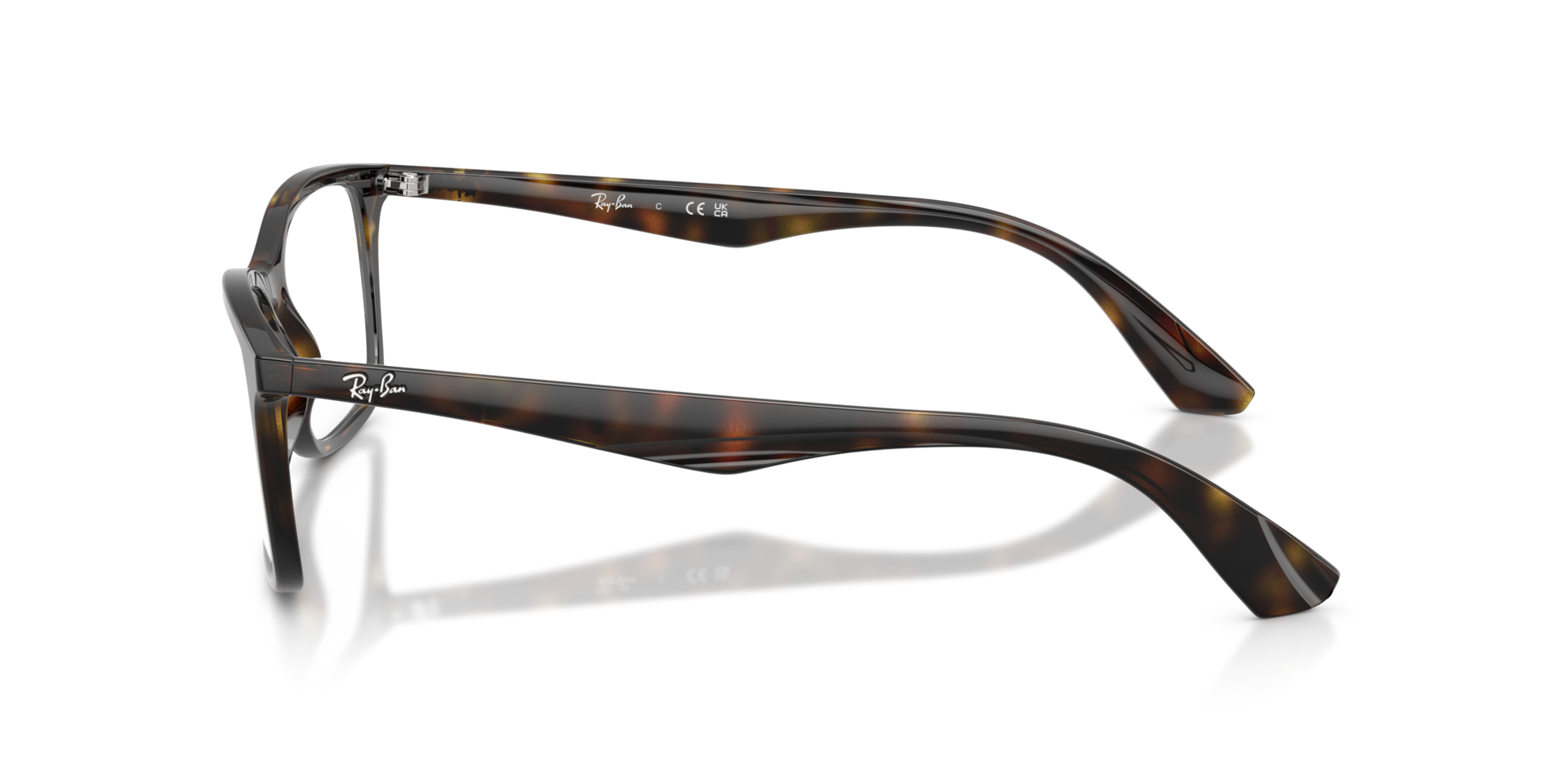 RB7047 Havana PlasticEyeglass Frames for Glasses Direct, Side View