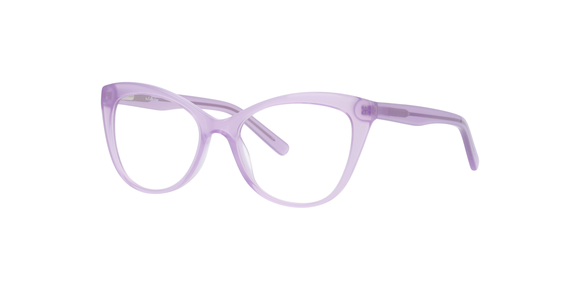Meredith Pearly Purple AcetateEyeglass Frames for Glasses Direct, Angle View