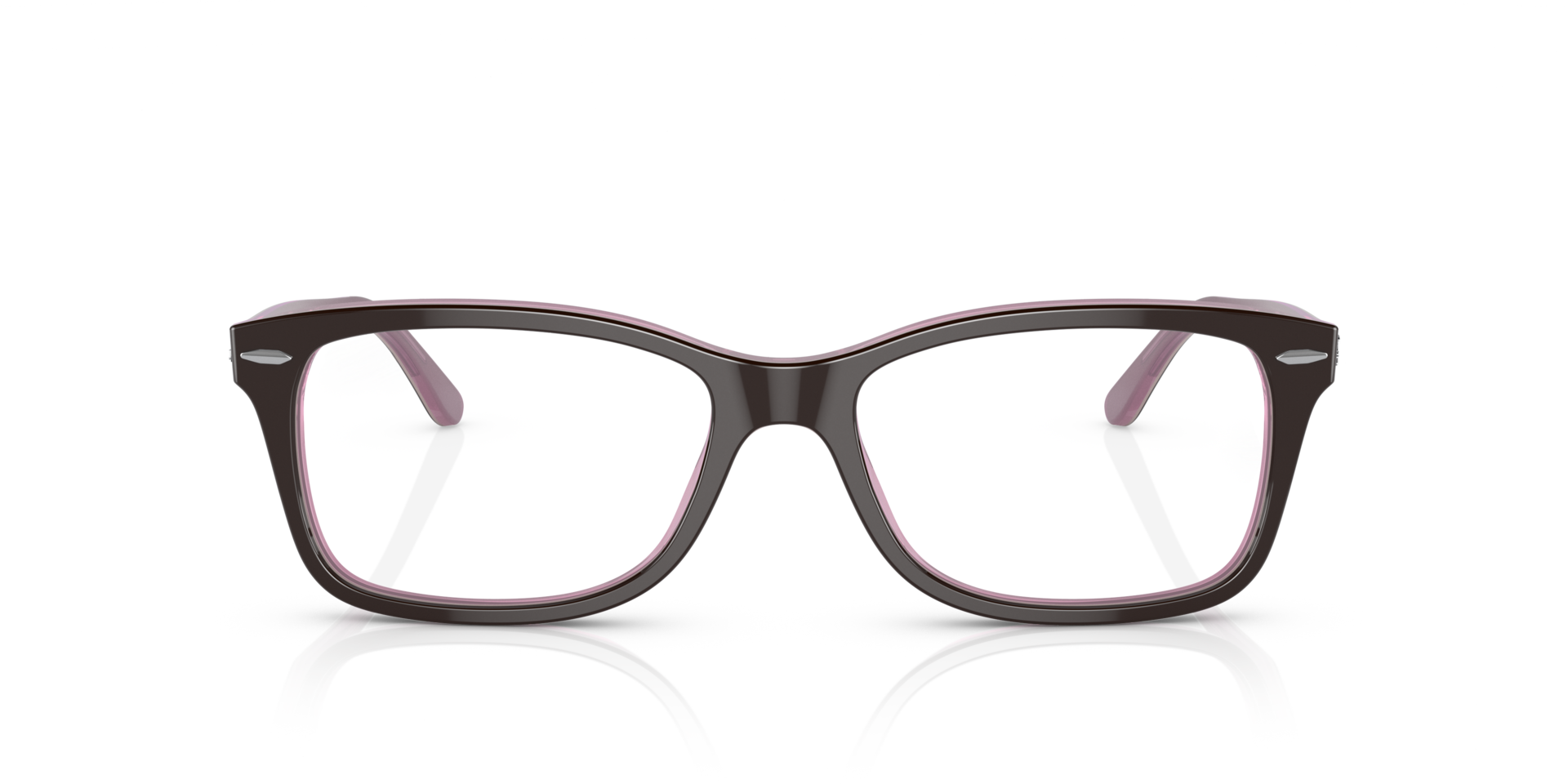 RB5428 Brown On Pink AcetateEyeglass Frames for Glasses Direct, Front View