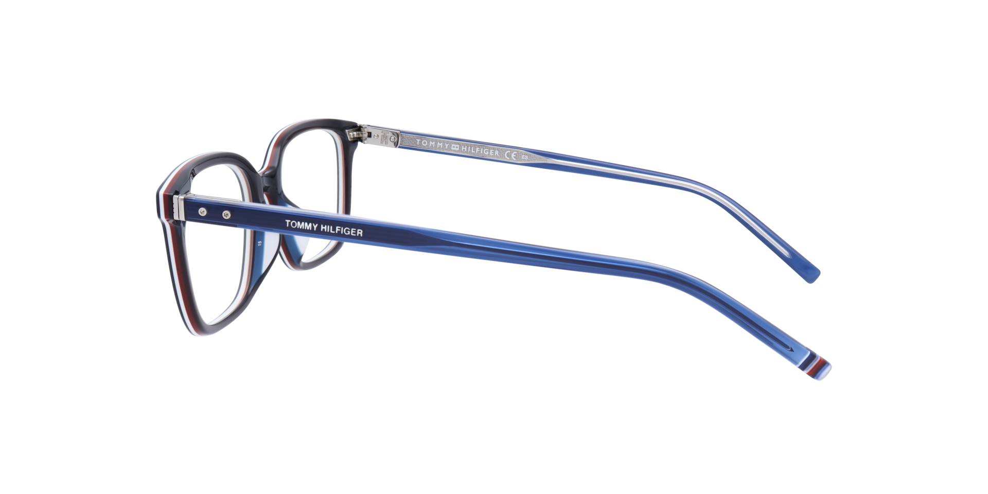 TH 1870/F Blue AcetateEyeglass Frames for Glasses Direct, Side View