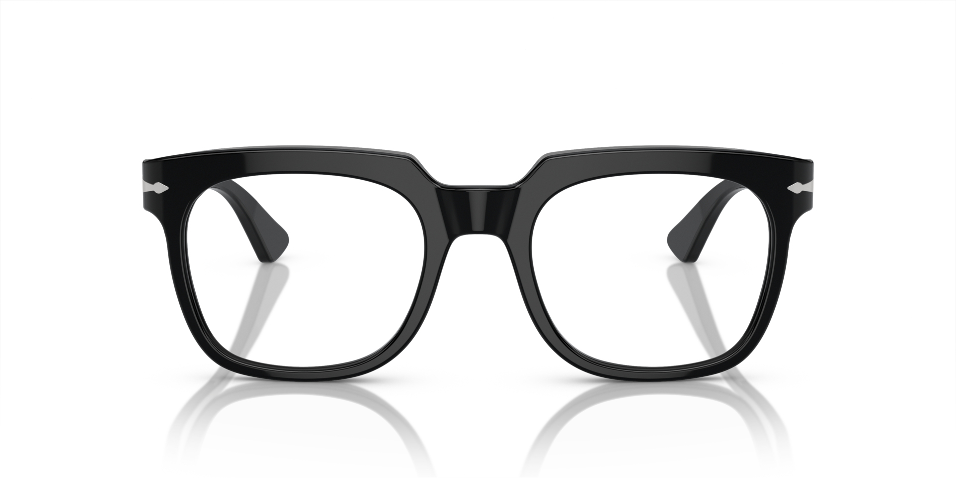 PO3325V Black AcetateEyeglass Frames for Glasses Direct, Front View