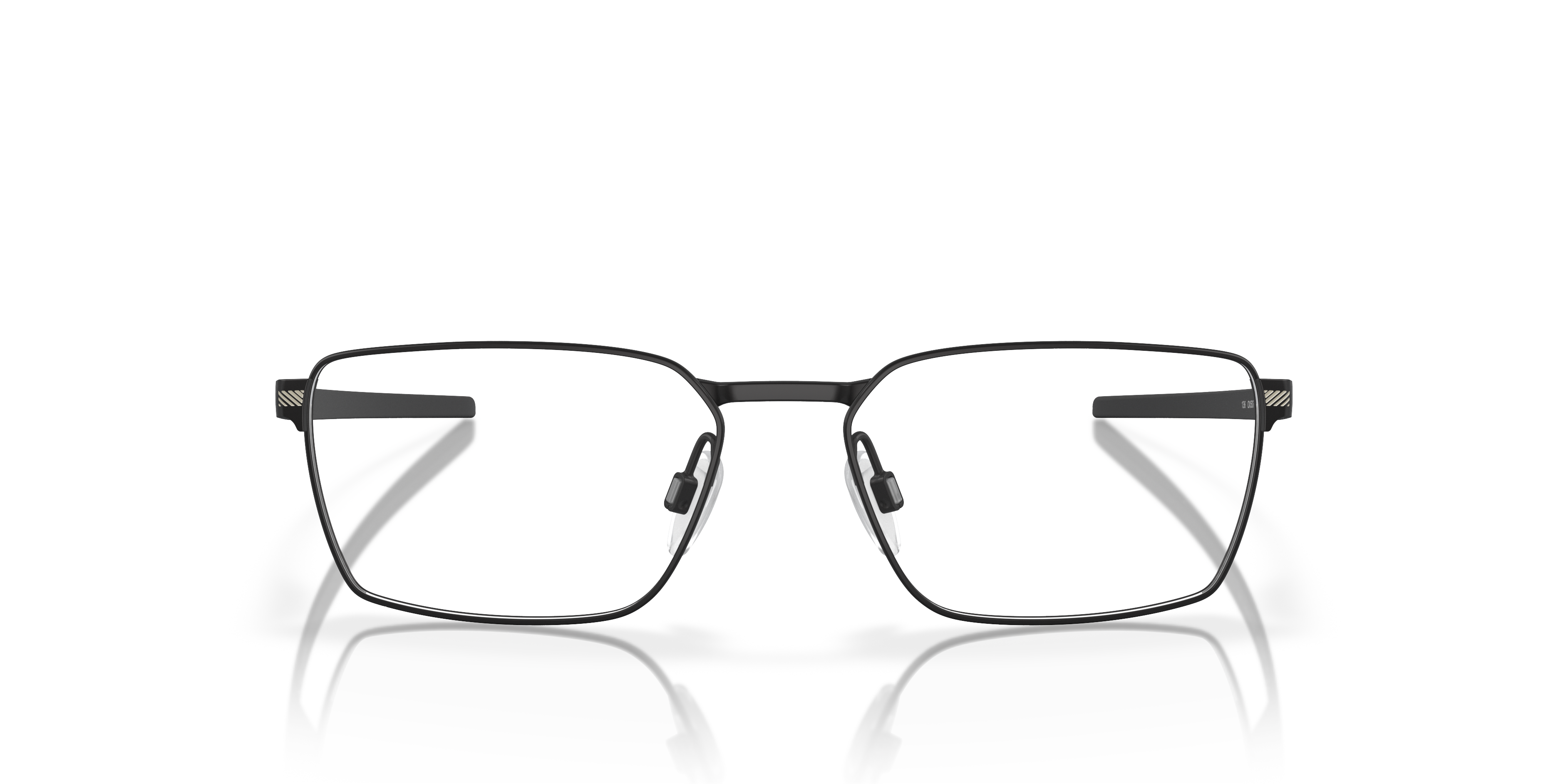 Sway Bar Satin Black TitaniumEyeglass Frames for Glasses Direct, Front View