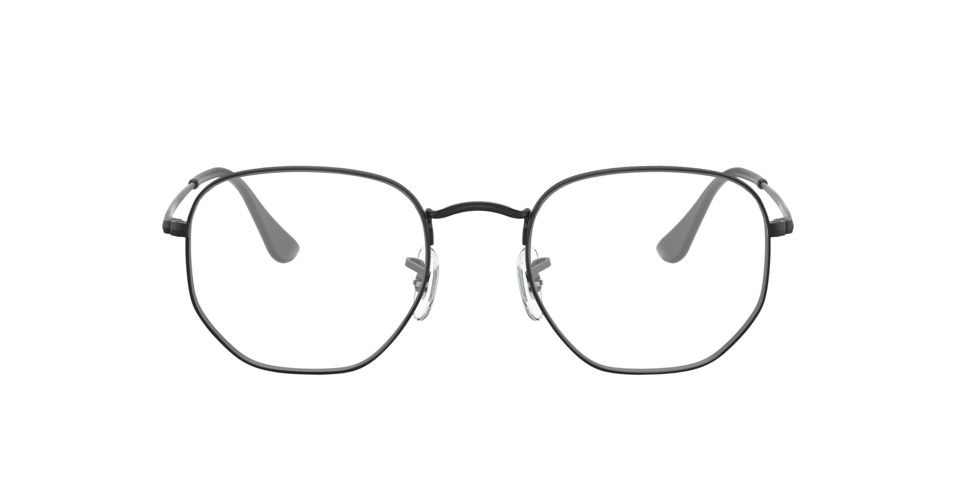 RB6448 Black MetalEyeglass Frames for Glasses Direct, Front View
