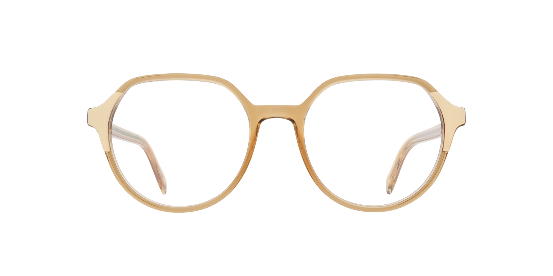 LV 1055 Yellow PlasticEyeglass Frames for Glasses Direct, Front View