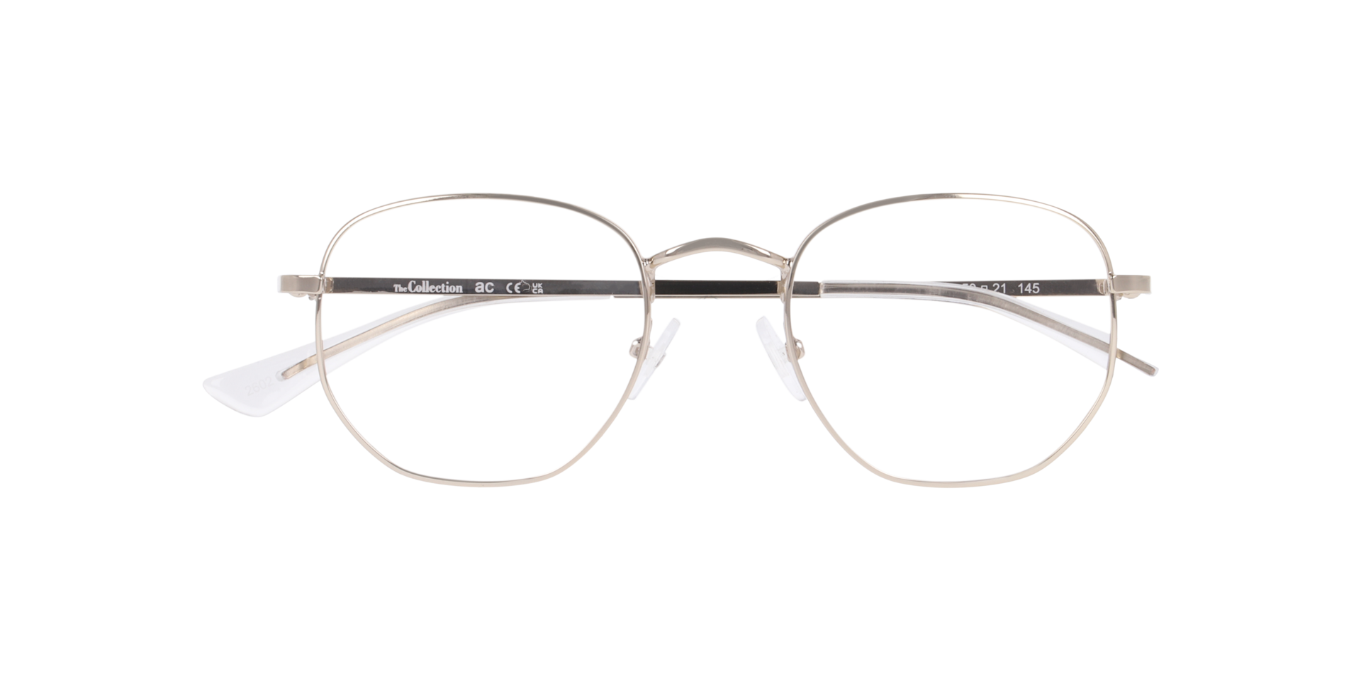 Nova Gold MetalEyeglass Frames for Glasses Direct, Closed View