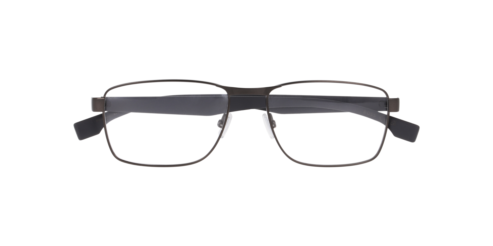 BOSS 1830 Black MetalEyeglass Frames for Glasses Direct, Closed View