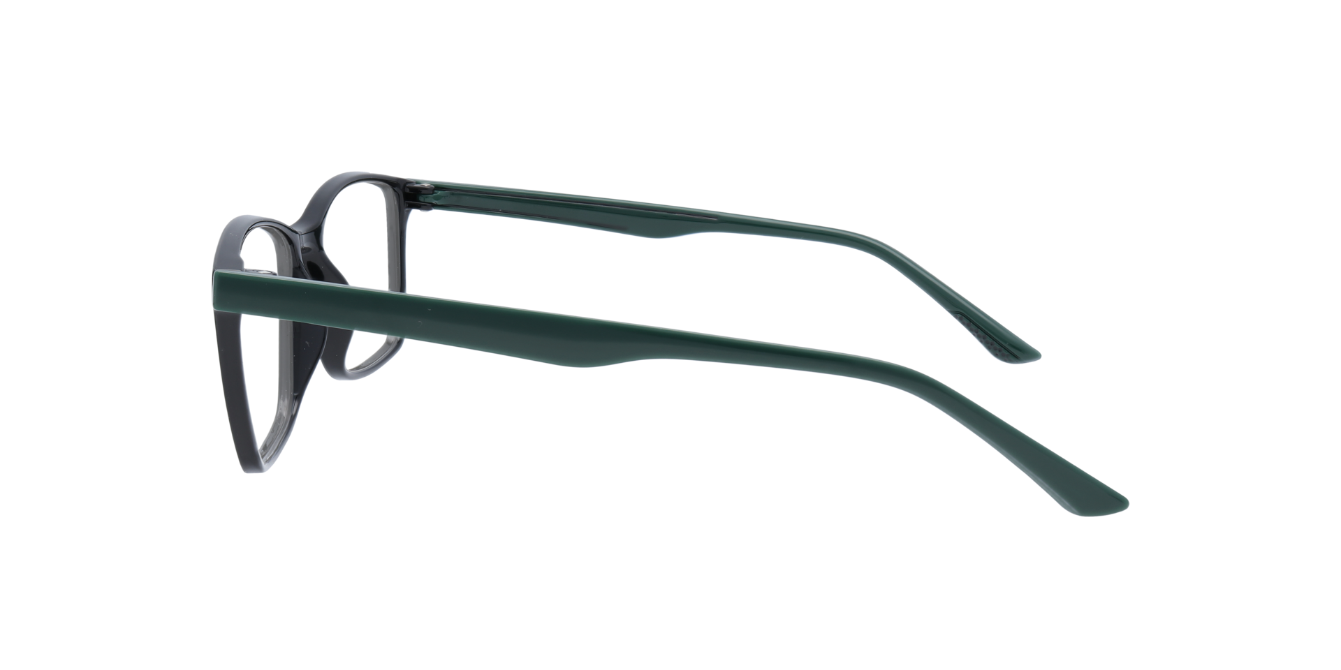 Kennedy Black PlasticEyeglass Frames for Glasses Direct, Side View