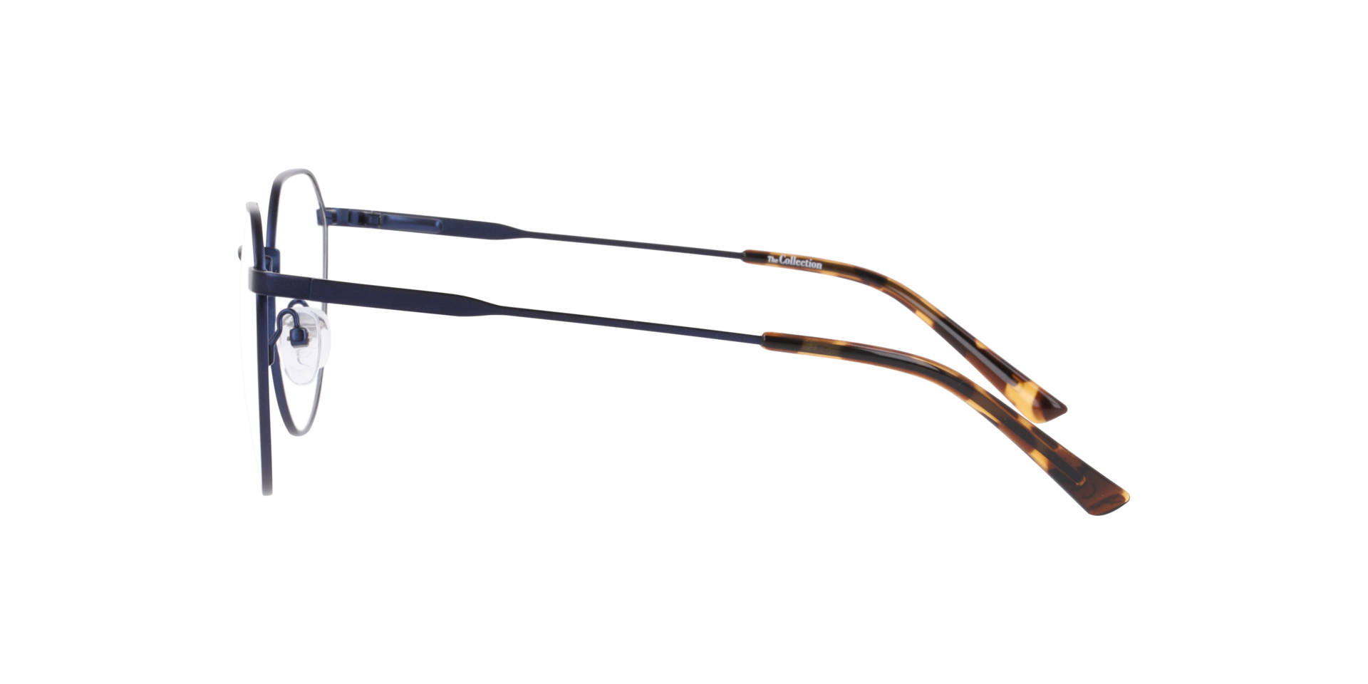 Morgan Blue MetalEyeglass Frames for Glasses Direct, Side View