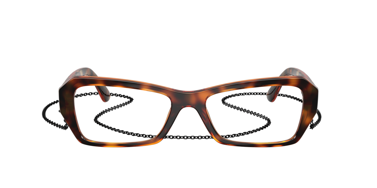 Vogue Eyewear Women's Dark Havana Butterfly Plastic Eyeglasses Online - Full Rim - Vo5656u
