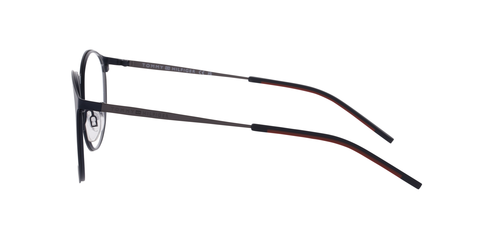 TH 2334 Blue MetalEyeglass Frames for Glasses Direct, Side View