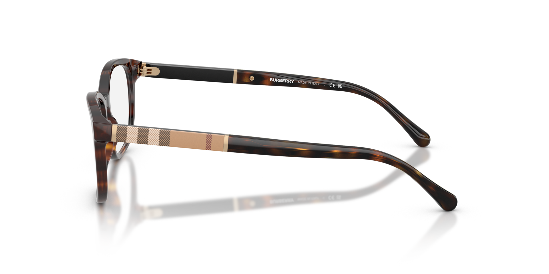 BE2172 Dark Havana AcetateEyeglass Frames for Glasses Direct, Side View