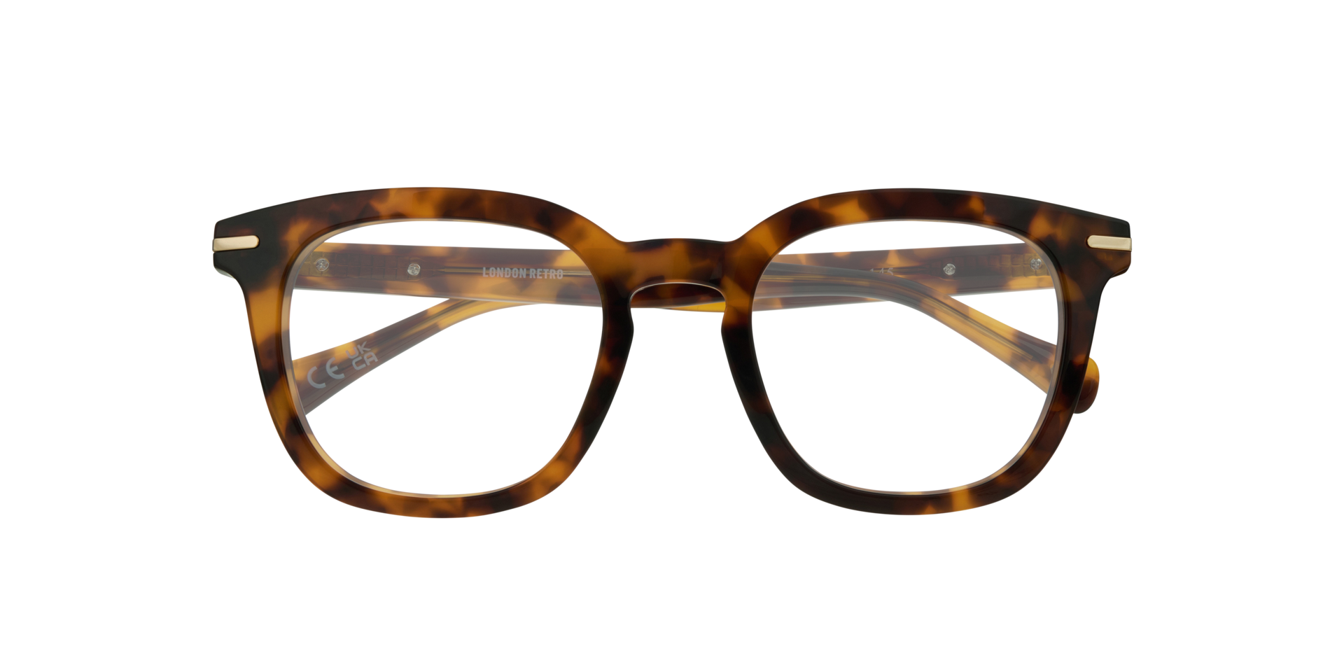 Kew Havana AcetateEyeglass Frames for Glasses Direct, Closed View