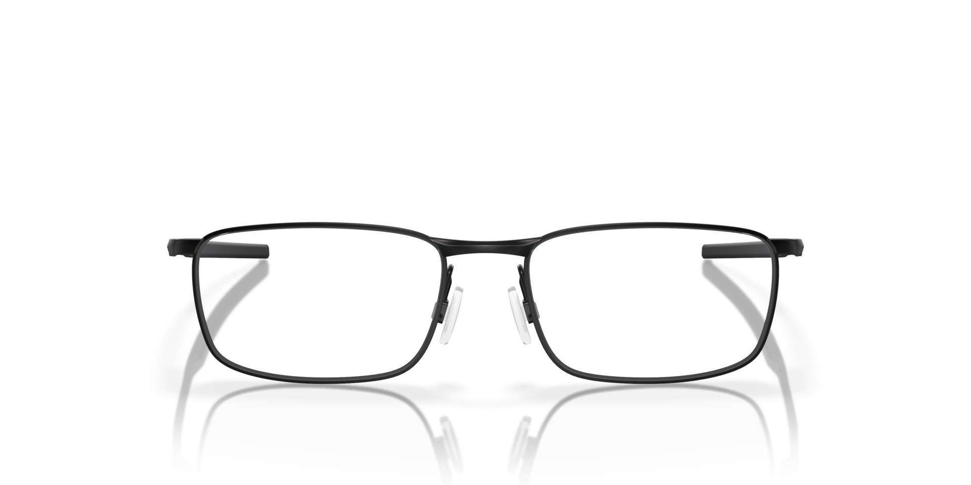 Barrelhouse™ Matte Black MetalEyeglass Frames for Glasses Direct, Front View