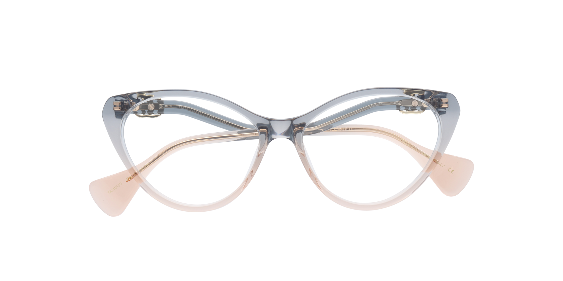 GG1013O Black Gold AcetateEyeglass Frames for Glasses Direct, Closed View