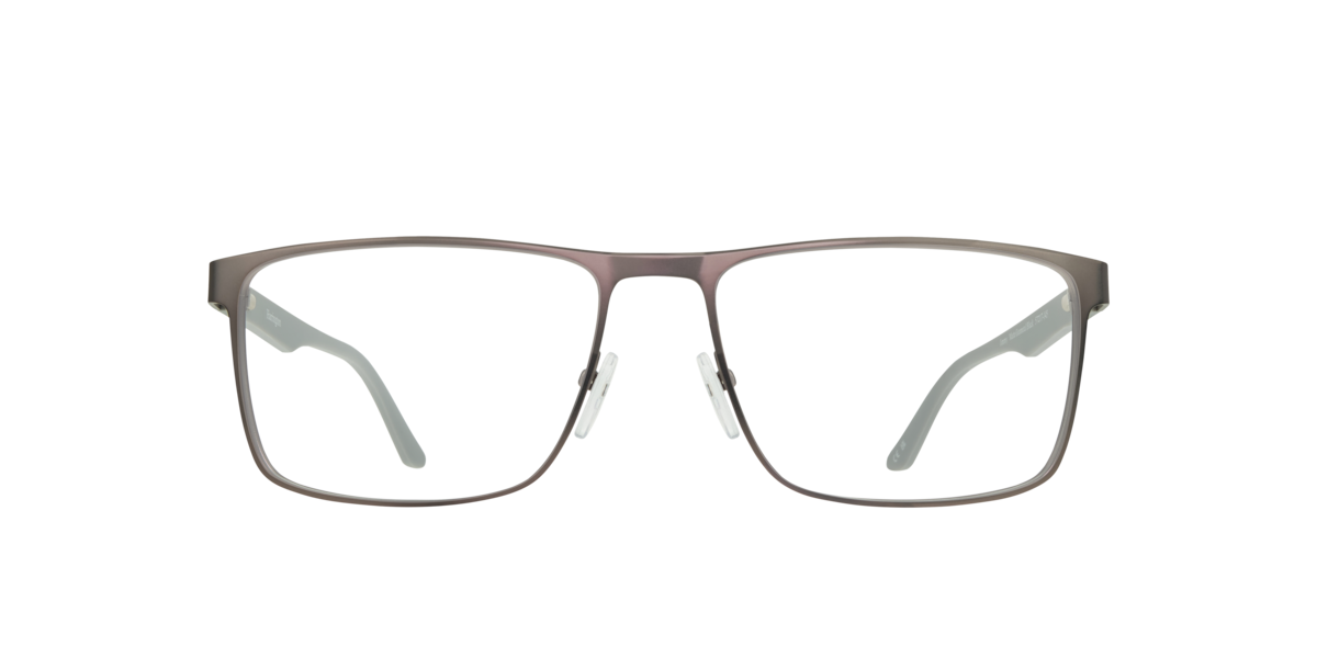 Harrington Men's Matte Gunmetal,Black Matte Gunmetal / Black Rectangle Metal Eyeglasses Online - Full Rim - Jimmy