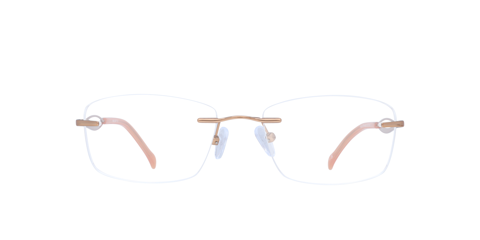 August Bronze & Gold MetalEyeglass Frames for Glasses Direct, Front View