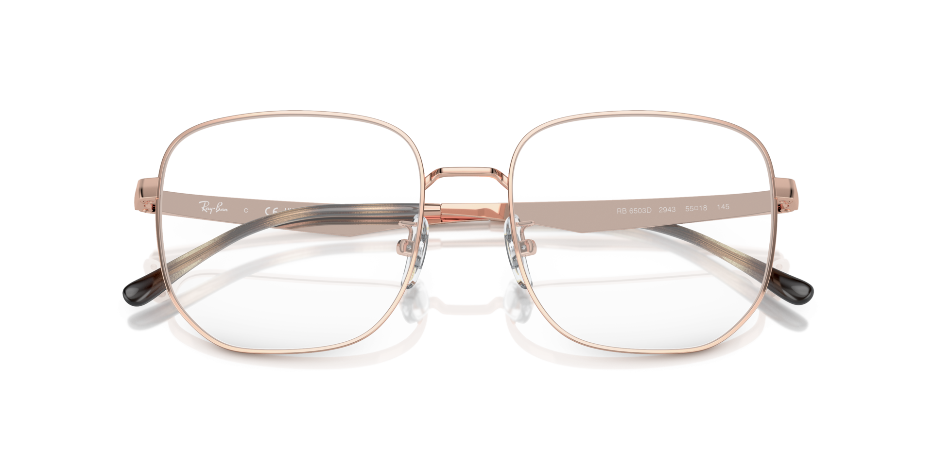 RB6503D Optics Copper MetalEyeglass Frames for Glasses Direct, Closed View