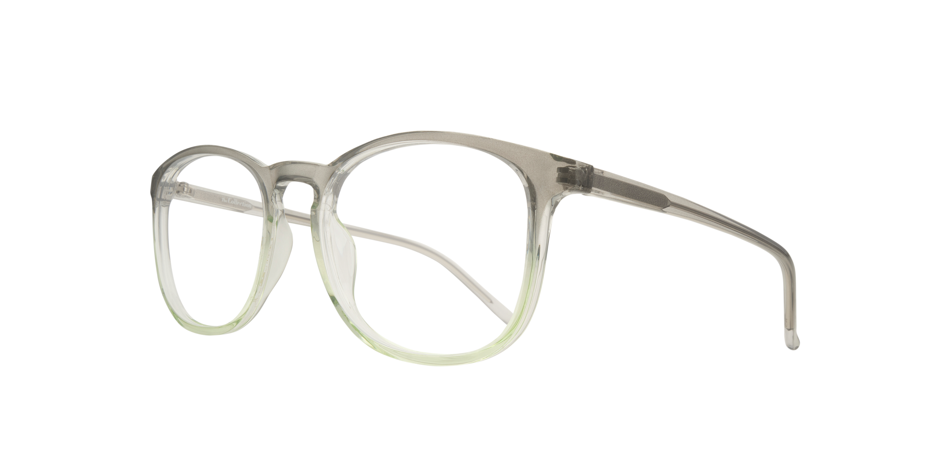 Lake Gradient Green PlasticEyeglass Frames for Glasses Direct, Angle View