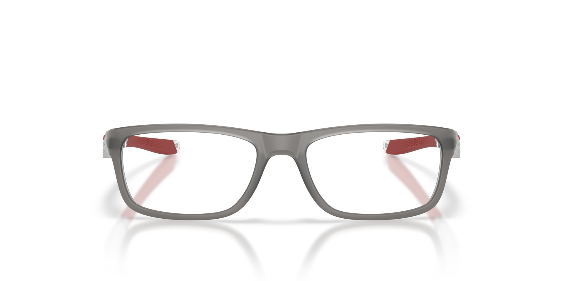 Kin Link Basecamp Collection Matte Grey Smoke PlasticEyeglass Frames for Glasses Direct, Front View