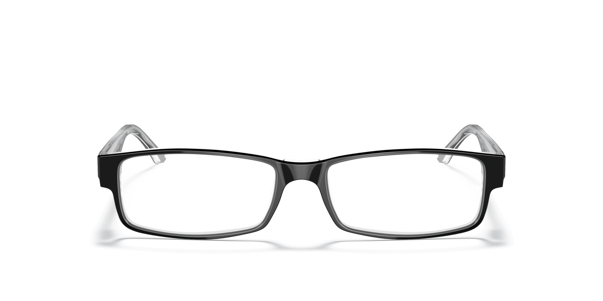 RB5114 Optics Black On Transparent AcetateEyeglass Frames for Glasses Direct, Front View