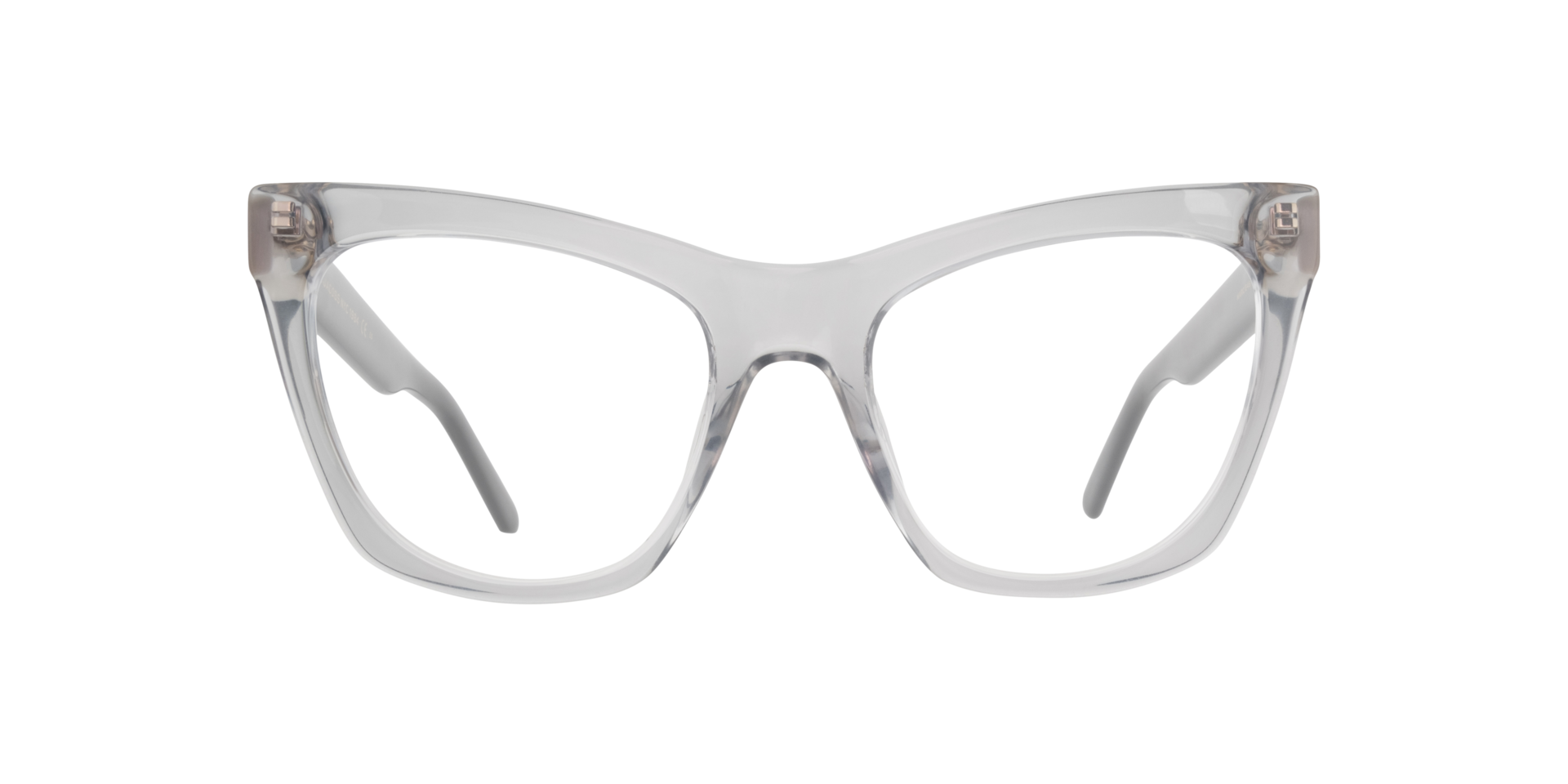 MARC 649 Grey Black PlasticEyeglass Frames for Glasses Direct, Front View