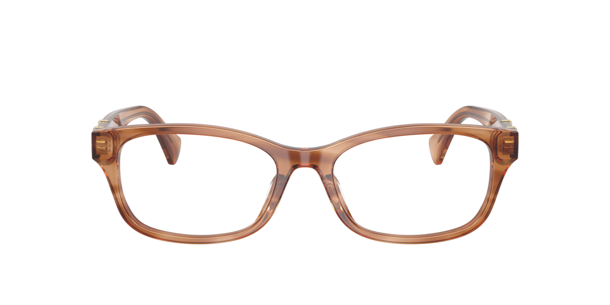 Striped Brown rectangle Acetate eyeglasses Online - Full Rim - RA7201U